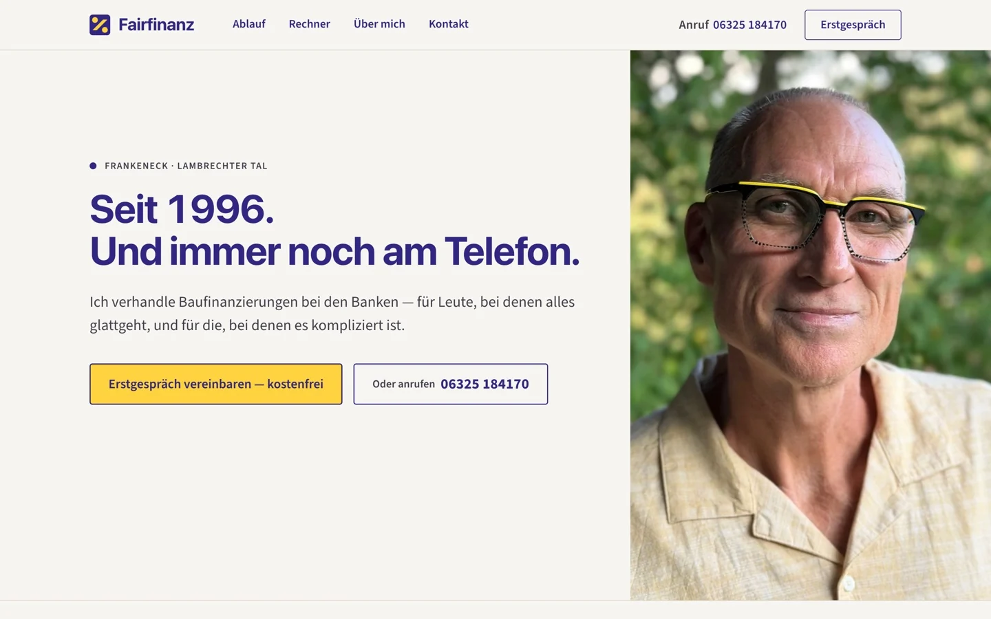Website frank-schlieker.de — neue Marke und Seite, von Reiss & Rief gestaltet